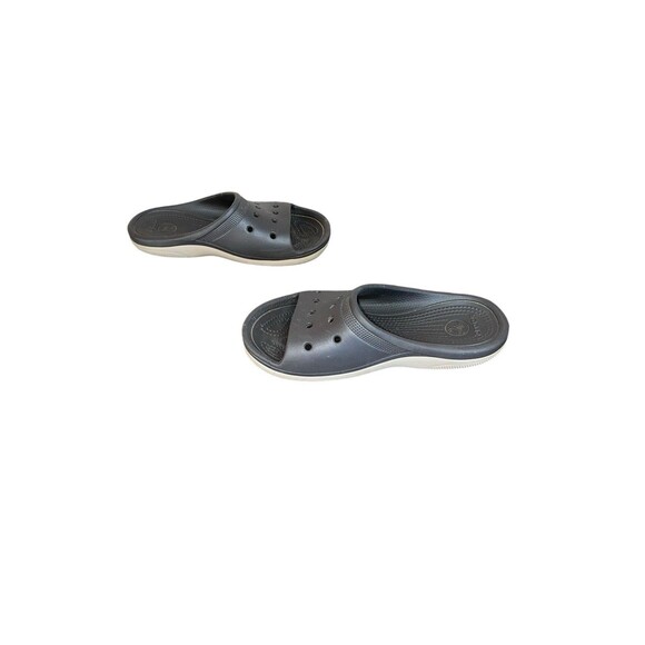 Crocs Scutes Slide Sandals Unisex Men's 7 & Women's 5 Brown - Picture 2 of 4